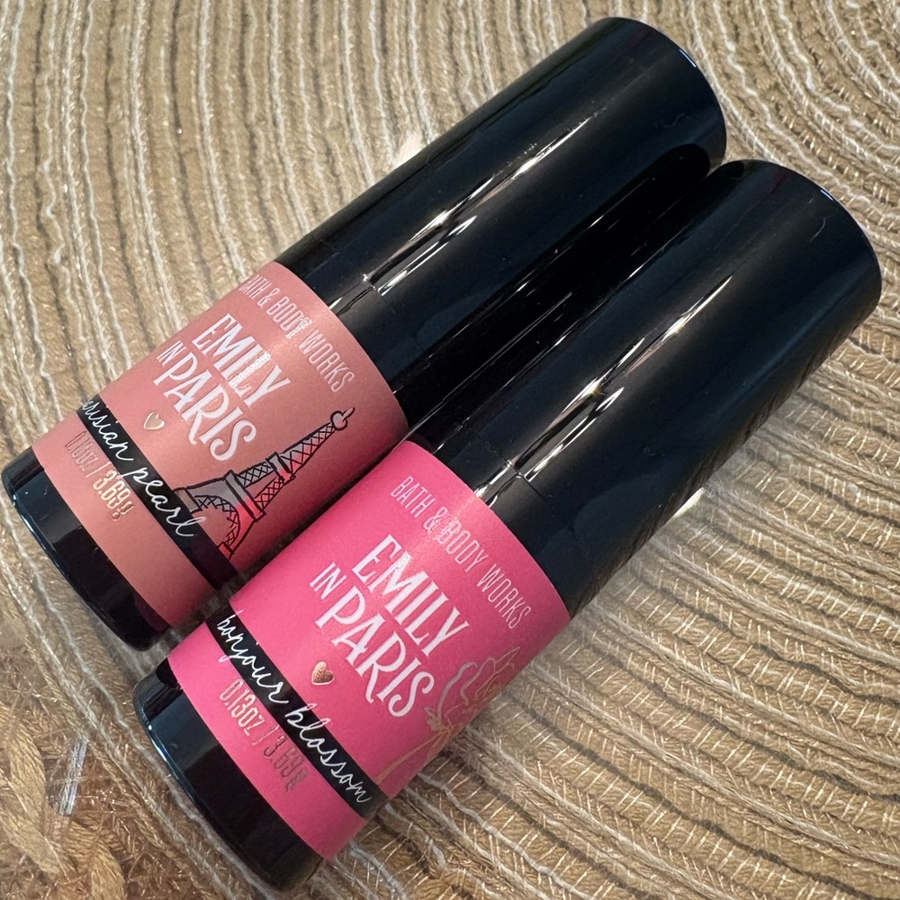 Bath and Body Works EMILY IN PARIS NWT LIPSTICK Set of 2